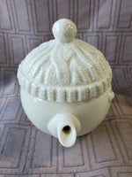 White Snowman Teapot