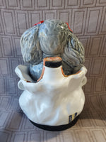 Vintage 1971 Jim Bean Tiffany Poodle Decanter