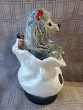 Vintage 1971 Jim Bean Tiffany Poodle Decanter