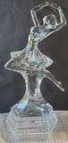 Vintage Royal Crystal Rock Ballerina Statue