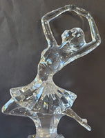 Vintage Royal Crystal Rock Ballerina Statue