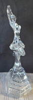 Vintage Royal Crystal Rock Ballerina Statue