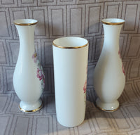 Set of 3 of Golden Crown E&R Bud Vases