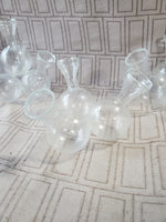 Vintage Clear Glass Arranger Stackable Vases