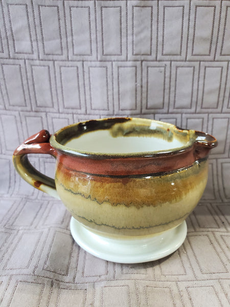 Signed Pottery Gravy Boat