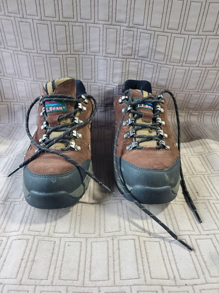 L.L. Bean Gortex Brown Suede Hiking Boots—Women's Size 7.5W