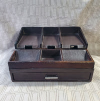 Men's Jewelry Box and Charging Station Dresser Organizer