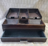 Men's Jewelry Box and Charging Station Dresser Organizer