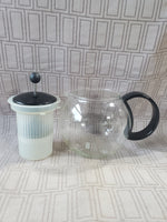 Bodum Clear Glass and Plastic French Press Teapot