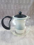 Bodum Clear Glass and Plastic French Press Teapot