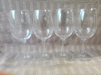 Set of 4 Plastic Wine Goblets