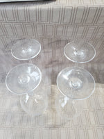 Set of 4 Plastic Wine Goblets