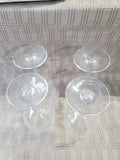 Set of 4 Plastic Wine Goblets