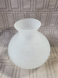 Small Frosted Glass Bud Vase