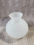 Small Frosted Glass Bud Vase