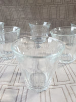 Set of 6 Duralex Picardie Clear Tempered Glass Shot Glasses