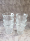 Set of 6 Duralex Picardie Clear Tempered Glass Shot Glasses