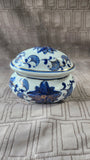 Blue and White Asian Inspired Trinket Jar