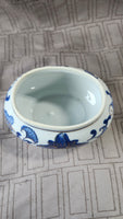 Blue and White Asian Inspired Trinket Jar