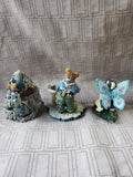 (A) 3 Piece Lot of Assorted Boyd's Bear Figurines