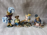 (B) 3 Piece Lot of Assorted Boyd's Bear Figurines