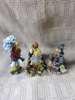 (B) 3 Piece Lot of Assorted Boyd's Bear Figurines