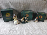 (F) 3 Piece Lot of Assorted Boyd's Bear Figurines