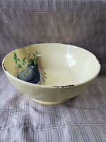 Vintage Made in Italy Eggplant Mixing Bowl