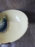 Vintage Made in Italy Eggplant Mixing Bowl