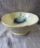 Vintage Made in Italy Eggplant Mixing Bowl