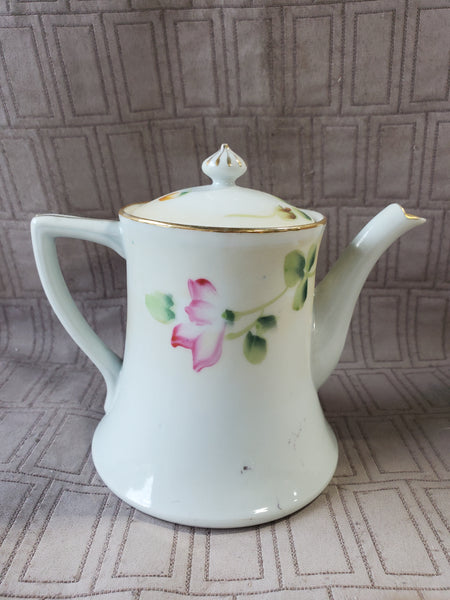 Vintage Hand Painted Floral Teapot