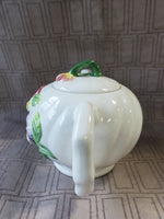 Vintage Pansy Flower Teapot