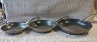 Set of 3 Circulon Premier Professional Non Stick Skillets