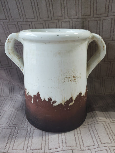 Double Handled Pottery Vase