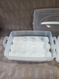 Snapware Plastic Deviled Egg Carrier