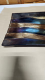 Iridescent Glass Catch All Trinket Tray