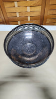 Vintage Silverplated Pedestal Bowl