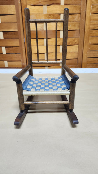 Wooden Doll House Rocking Chair