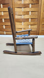 Wooden Doll House Rocking Chair