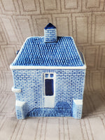 Delft Blue Nieuwport Holland Ceramic House Figurine