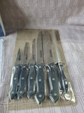 Vintage KücheStolz 6 Piece Cutlery Set with Cutting Board