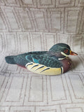 Small Signed Wooden Decoy Duck