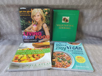 (C) 4 Piece Lot of Vegan Cookbooks