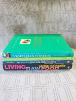 (C) 4 Piece Lot of Vegan Cookbooks