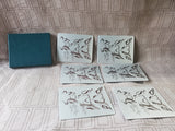 Set of 6 Metal Bird Coasters