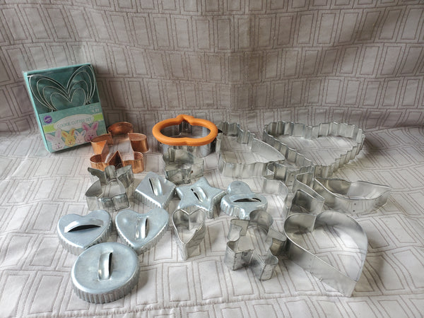 Lot of Assorted Cookie Cutters