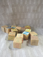 Lot of Vintage Wooden Blocks