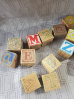 Lot of Vintage Wooden Blocks