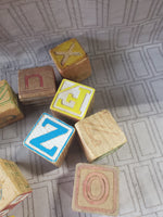 Lot of Vintage Wooden Blocks