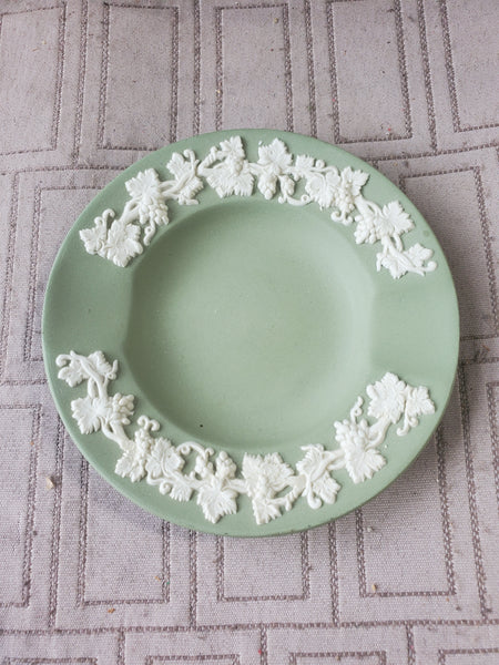 Wedgwood Green Jasperware Cigar Ashtray